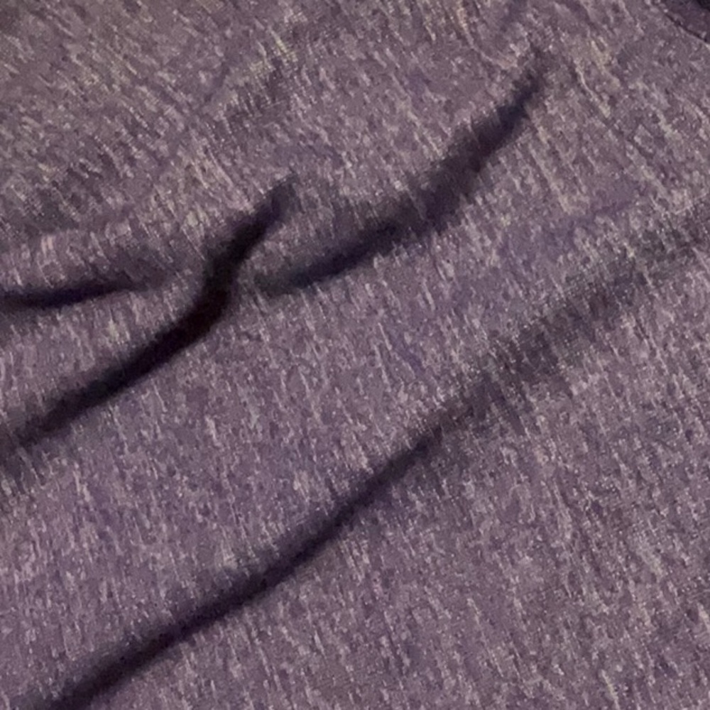 Lululemon Heathered Purple Top, Mesh On The Back